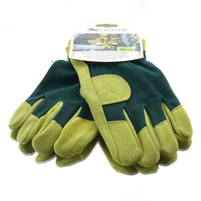 BLACKFOX® Garten - Handschuhe für Heimwerkertätigkeiten Grün Größe 10/XL