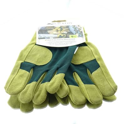 BLACKFOX® Garten - Handschuhe für Heimwerkertätigkeiten Grün Größe 9/L