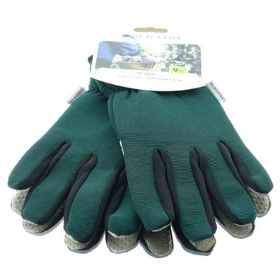 BLACKFOX® Garten - Handschuhe Grip Grün Größe 9/L