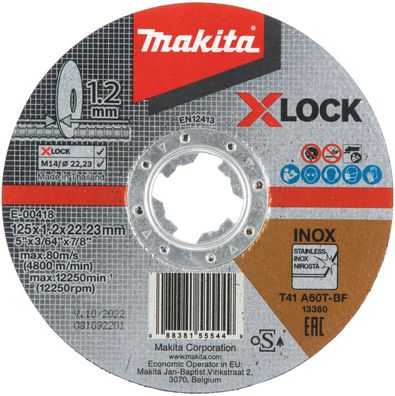 Makita® Zubehör Trennscheibe 125 mm A60T E-00418