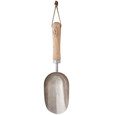 Esschert Design Kompostkelle in Löffelform - Edelstahl & Eschenholz