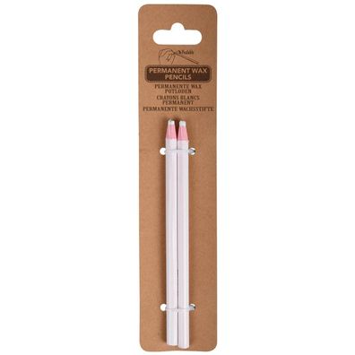 Esschert Design Permanente Wachsstifte Weiß - 2er Pack