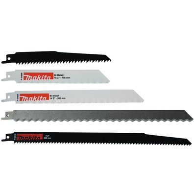 Makita® Zubehör Reciprosägeblätter für Metall Holz & Dämmstoffe P-83951 - 5er Set