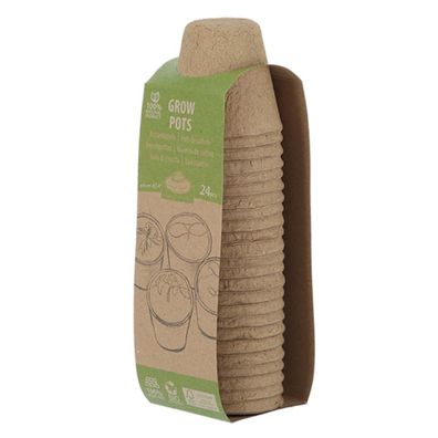 Esschert Design Garten Basics Anzuchttopf S Braun Ø 6 cm - 24er Pack