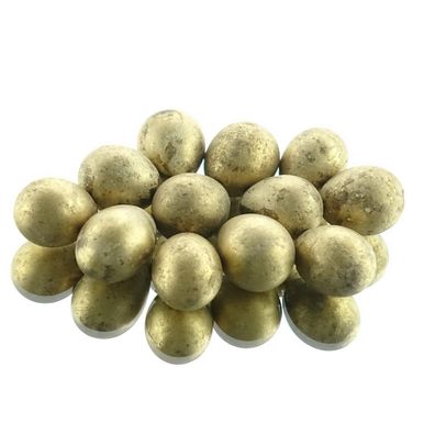 nature trends Oster-Deko Echte Wachteleier Goldfarben 3 cm - 12er Set