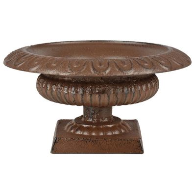 Esschert Design Französische Vase XS niedrige Form 10,3 cm - Gusseisen