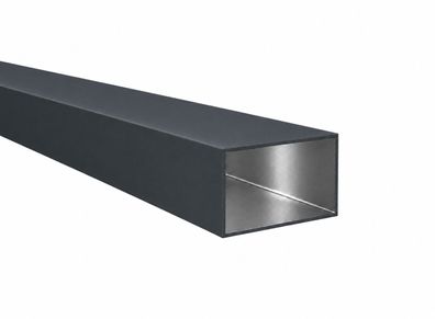 Aluminium Vierkantrohr Rechteckrohr Pulverbeschichtet Aluminiumprofil 80x60x4 RAL