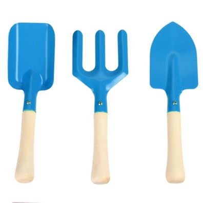 Esschert Design Kinder Gartenset Blau 3 teiliges Set