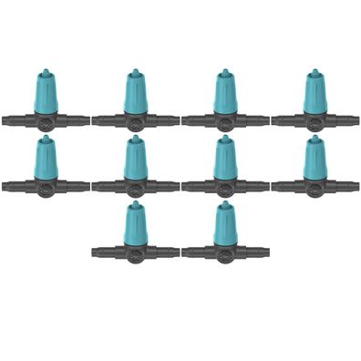 GARDENA® Micro-Drip-System 2.0 Regulierbarer Reihentropfer 0 bis 15 l/h - 10er Pack