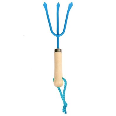 Esschert Design Kinderhandharke Blau - FSC® Holz & Metall