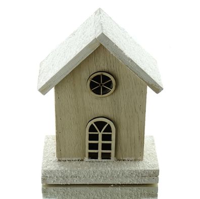 nature trends Miniaturhaus aus Treibholz 14 x 19,5 cm