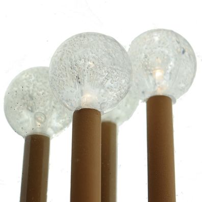 Lumineo LED Kugelleuchten auf Stäben 8 Funktionen, utdoor - 6 Stück