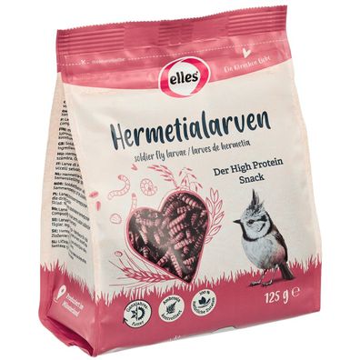 Stroetmann Elles Hermetialarve 125 g - Wildvogelfutter