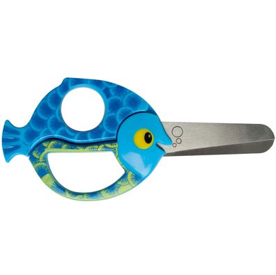 FISKARS® Kinderschere mit Tiermuster Fisch - 13 cm