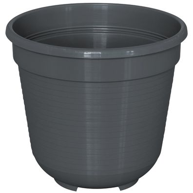 Geli Blumentopf Standard Anthrazit Ø 12 cm - Kunststoff