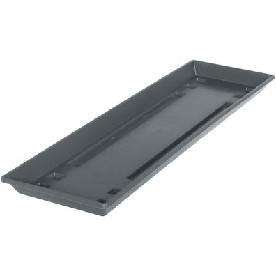 Geli Balkonkasten Untersetzer Standard Anthrazit 50 cm - Kunststoff