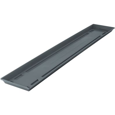 Geli Balkonkasten Untersetzer Standard Anthrazit 100 cm - Kunststoff