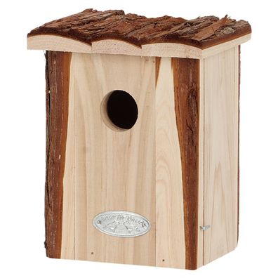 Esschert Design Nistkasten für den Zaunkönig mit Rindendach