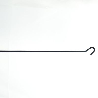 GASPER Metallhaken Schwarz als Verlängerung 60 cm - Metall