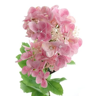 DEKO® Florale Schneeball Rosa Spiel aus Blüten & Knospen 45 cm - Kunstblumen