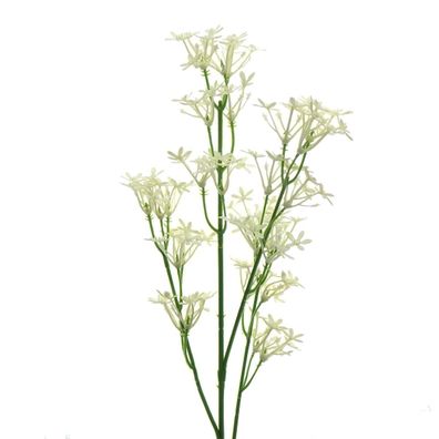 DPI Mini Blütenzweig Cremeweiß 67 cm - Kunstblumen