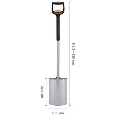 FISKARS® Xact™ Teleskop-Spaten rund