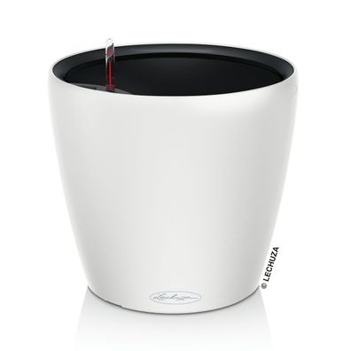 LECHUZA® Pflanzgefäße Classico Color LS 28 Weiß seidenmatt All-in-One