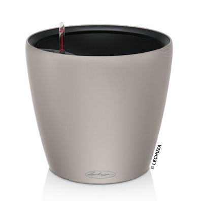 LECHUZA® Pflanzgefäße Classico Color LS 43 Sandbraun seidenmatt All-in-One