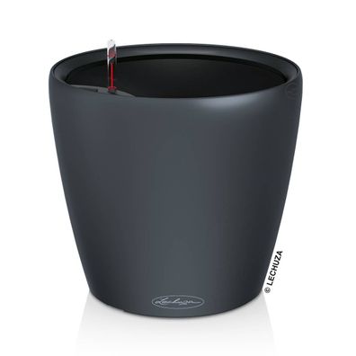 LECHUZA® Pflanzgefäße Classico Color LS 43 Schiefergrau seidenmatt All-in-One