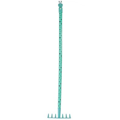 Esschert Design Kinderharke Türkis Insektenmotiv 88.6 cm - Metall