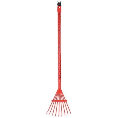 Esschert Design Kinderrasenrechen Rot Insektenmotiv 88,6 cm - Metall