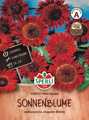 Sperli Sonnenblumen Rote Sonne rotbraun - Blumensamen