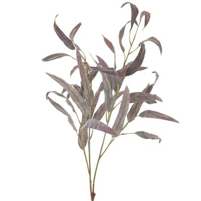 DPI Eukalyptuszweig Aubergine 95 cm - Kunstpflanzen