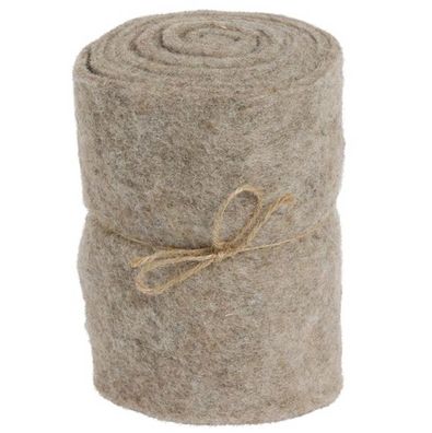 Posiwio Deko - Streifen Hellbraun 15 cm x 2 Meter - Polyester