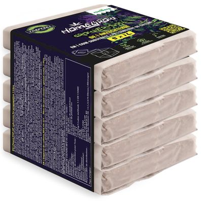 Romberg Homegrow GROWER Anzuchtsubstrat 5 x 1 Liter komprimierte Kokosanzuchterde