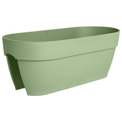 elho® Vibia campana Geländerkasten Flower Bridge Pistaziengrün 60 cm - Kunststoff