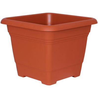 Geli Pflanzkübel NORA Terracotta 48 cm quadratisch - Kunststoff