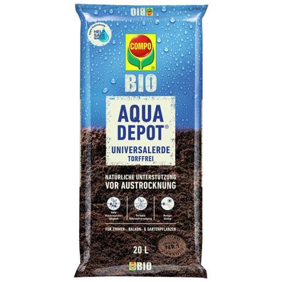 COMPO AQUQ DEPOT® Universalerde torffrei - 20 Liter