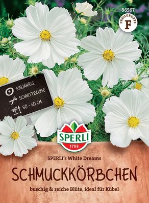 Schmuckkörbchen SPERLI's White Dreams - Blumensamen
