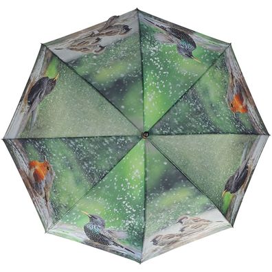 Esschert Design Regenschirm mit badenden Vögeln Ø 119,5 cm