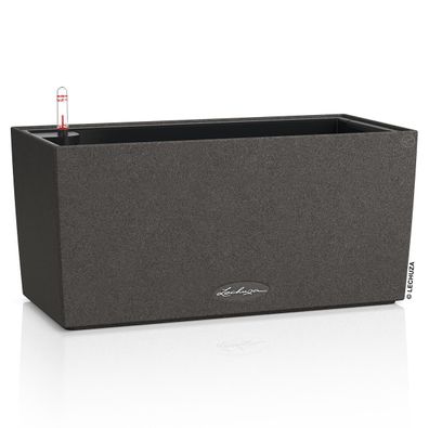 LECHUZA® Blumenkasten Balconera Stone 40 Graphitschwarz All-in-One
