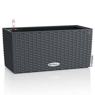 LECHUZA® Blumenkasten Balconera Cottage 40 Granit All-in-One