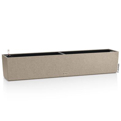 LECHUZA® Blumenkasten Balconera Stone 100 Sandbeige All-in-One