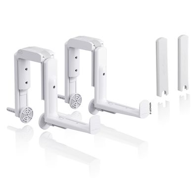 LECHUZA® Zubehör Balconera WALL Balkonkastenhalter Weiß stufenlos verstellbar