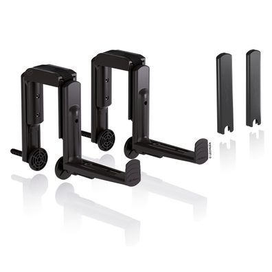 LECHUZA® Zubehör Balconera WALL Balkonkastenhalter Schwarz stufenlos verstellbar