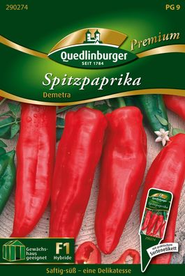 Quedlinburger Spitzpaprika Demetra - Gemüsesamen