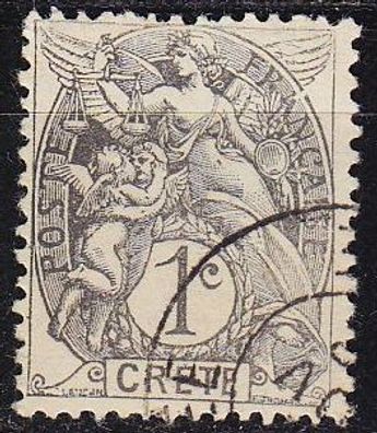 Frankreich FRANCE [Kreta] MiNr 0001 ( O/used )