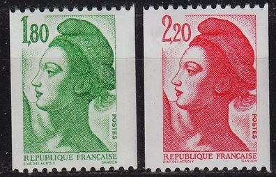 Frankreich FRANCE [1985] MiNr 2509-10 C ( * */mnh )