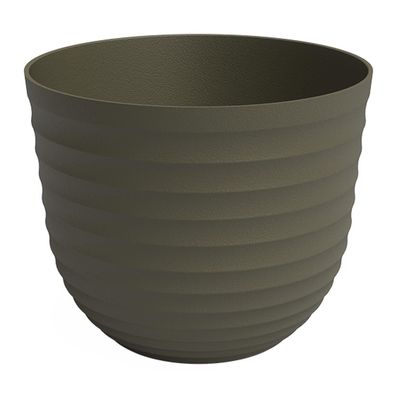 artevasi© HAVANA WAVES Pflanztopf Moss Green dunkelgrün Ø 40 cm - Kunststoff