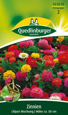 Quedlinburger Zinnien Lilliput Mischung - Blumensamen